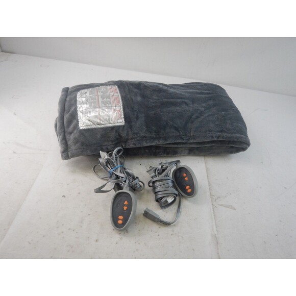 Fast Heating Electric Blanket Grey King Size